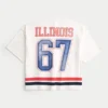 University of Illinois Fighting Illini grafisk fotballtrøye