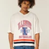 University of Illinois Fighting Illini grafisk fotballtrøye