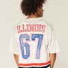 University of Illinois Fighting Illini grafisk fotballtrøye