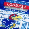 University of Kansas Jayhawks grafisk vindjakke med hette