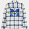 University of Michigan Wolverines grafisk flanellskjorte