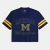University of Michigan Wolverines grafisk fotballtrøye