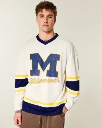 University of Michigan Wolverines grafisk hockey-trøye