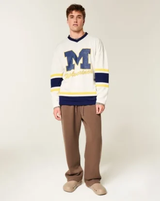 University of Michigan Wolverines grafisk hockey-trøye