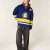 University of Michigan Wolverines grafisk hockey-trøye med hette