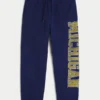 University of Michigan Wolverines Graphic Baggy Cinch Fleece Joggers