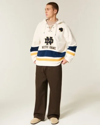 University of Notre Dame Fighting Irish grafisk hockey-jersey-hettegenser