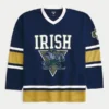 University of Notre Dame Fighting Irish grafisk hockey-trøye