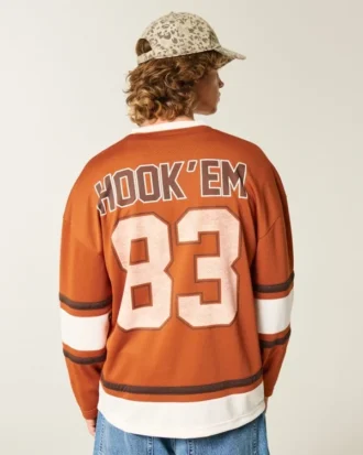University of Texas at Austin Longhorns grafisk hockey-trøye