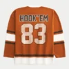 University of Texas at Austin Longhorns grafisk hockey-trøye