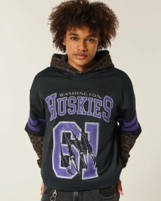 University of Washington Huskies grafisk fotballtrøye