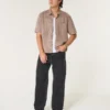 Vasket svart baggy jeans