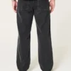 Vasket svart baggy jeans