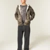 Vasket svart Dodge Hellcat grafisk baggy jeans