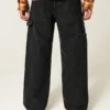 Vasket svart Super Baggy Painter Jeans