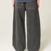 Vasket svart superbaggy jeans