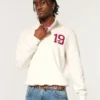Vault Release Fleece Logo Graphic Henley