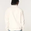 Vault Release Fleece Logo Graphic Henley