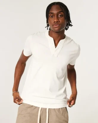Vault Release Henley med korte ermer