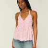 Vevd halterneck-babydoll-top