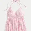Vevd halterneck-babydoll-top