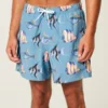 Volley-badeshorts til midt på låret