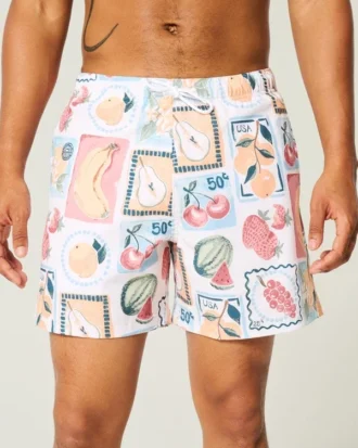 Volley-badeshorts til midt på låret