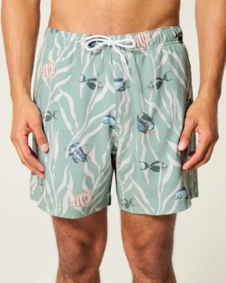 Volley-badeshorts til midt på låret