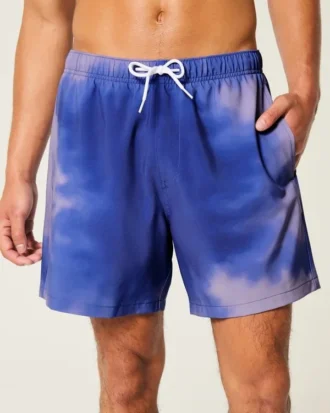 Volley-badeshorts til midt på låret Volley-badeshorts til midt på låret