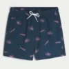Volley-badeshorts til midt på låret