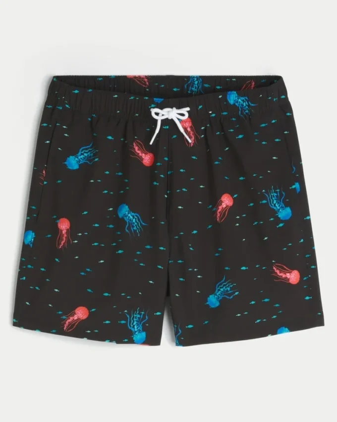 Volley-badeshorts til midt på låret