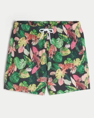 Volley-badeshorts til midt på låret