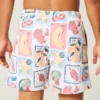 Volley-badeshorts til midt på låret
