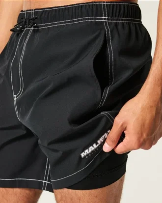 Volley-badeshorts til midt på låret