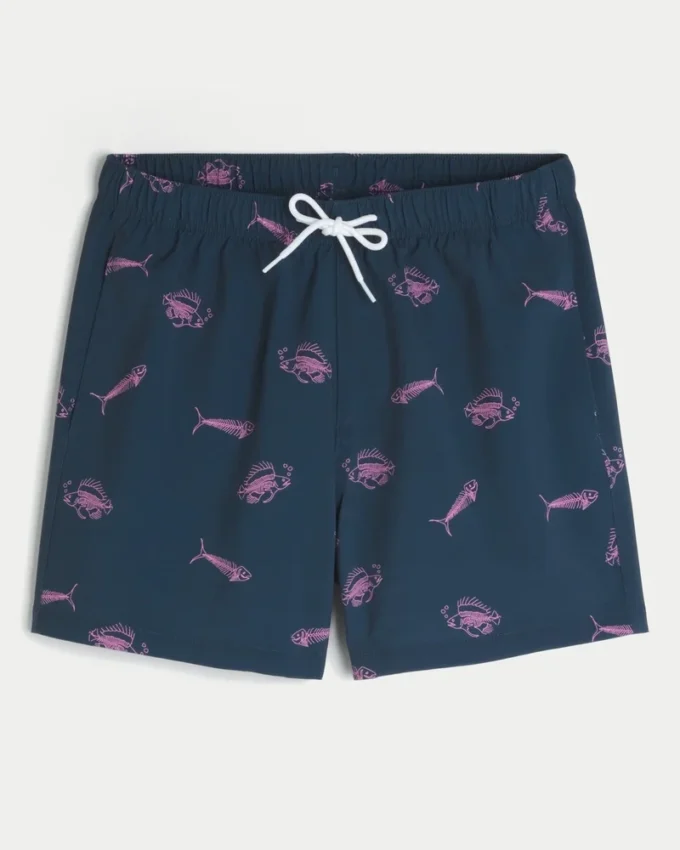 Volley-badeshorts til midt på låret