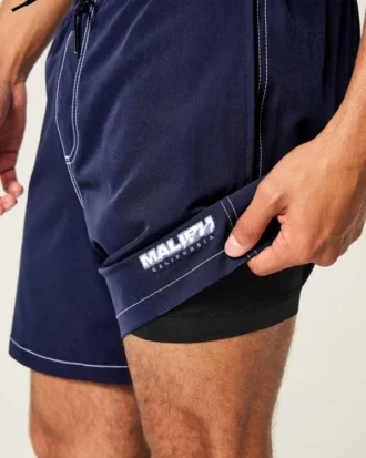 Volley-badeshorts til midt på låret