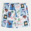 Volley-badeshorts til midt på låret