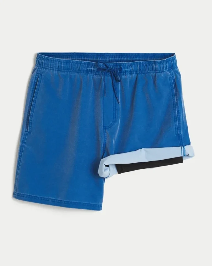 Volley-badeshorts til midt på låret