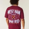 West Ham United Football Club grafisk T-skjorte